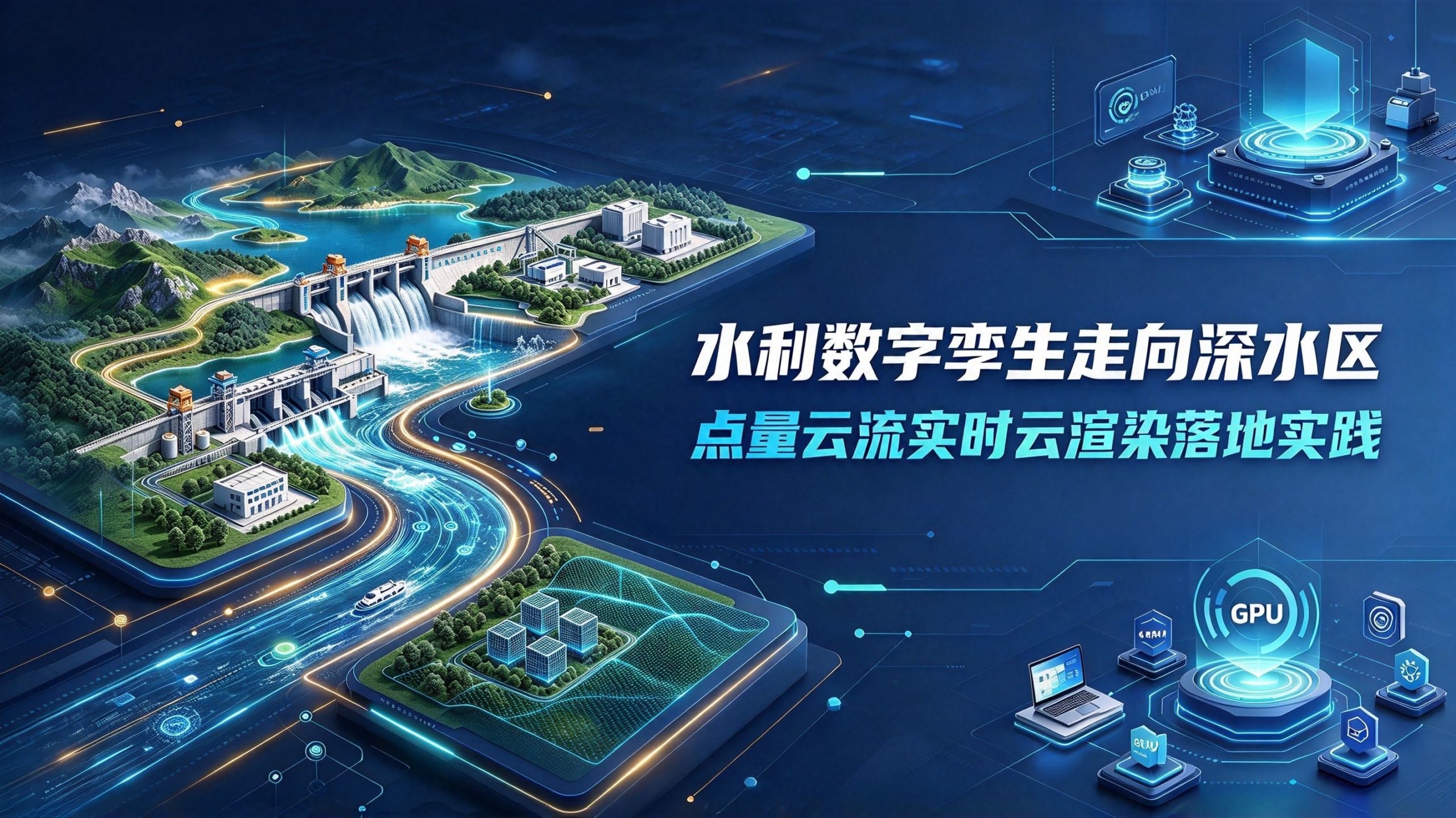 水利数字孪生走向深水区，点量云流实时云渲染落地实践
